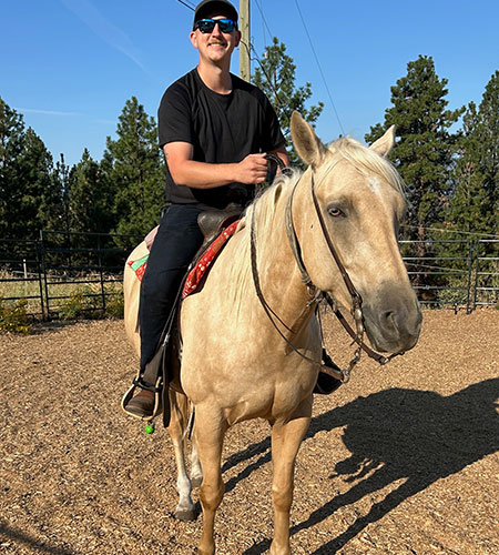 Okanagan Stable's introductory trail rides are great for never-evers and nervous riders.